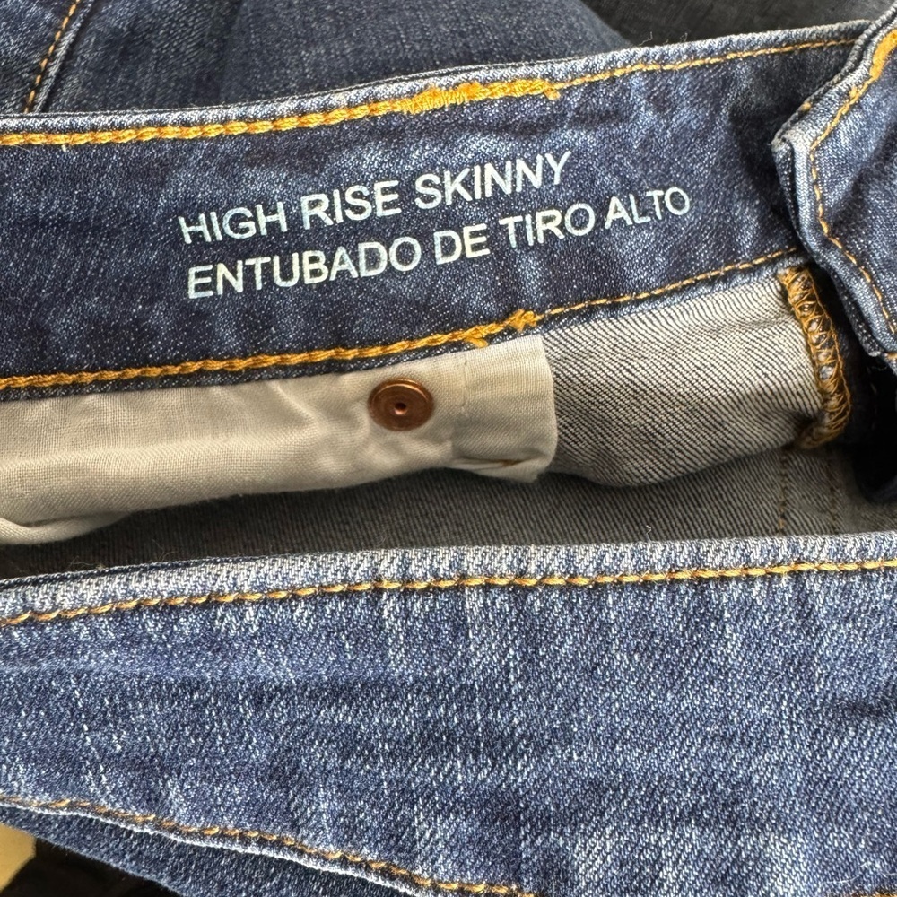 WILD FABLE High Risk Skinny Jeans with front knee distressing size 14 - Picture 4 of 5
